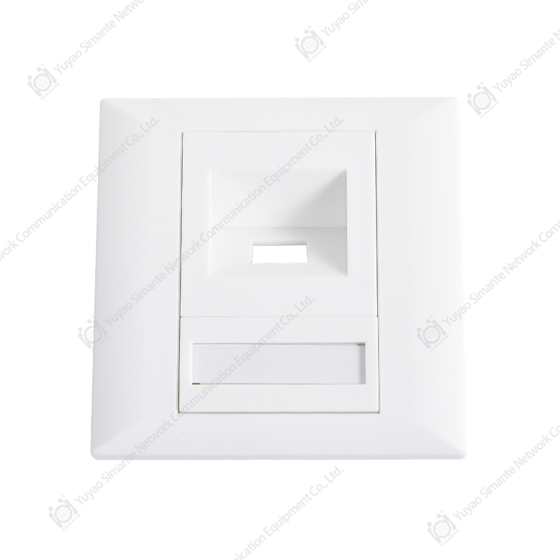 SMT-4307SC-1P 86 Type Flat Faceplate Fit For SC Connector,1 Port